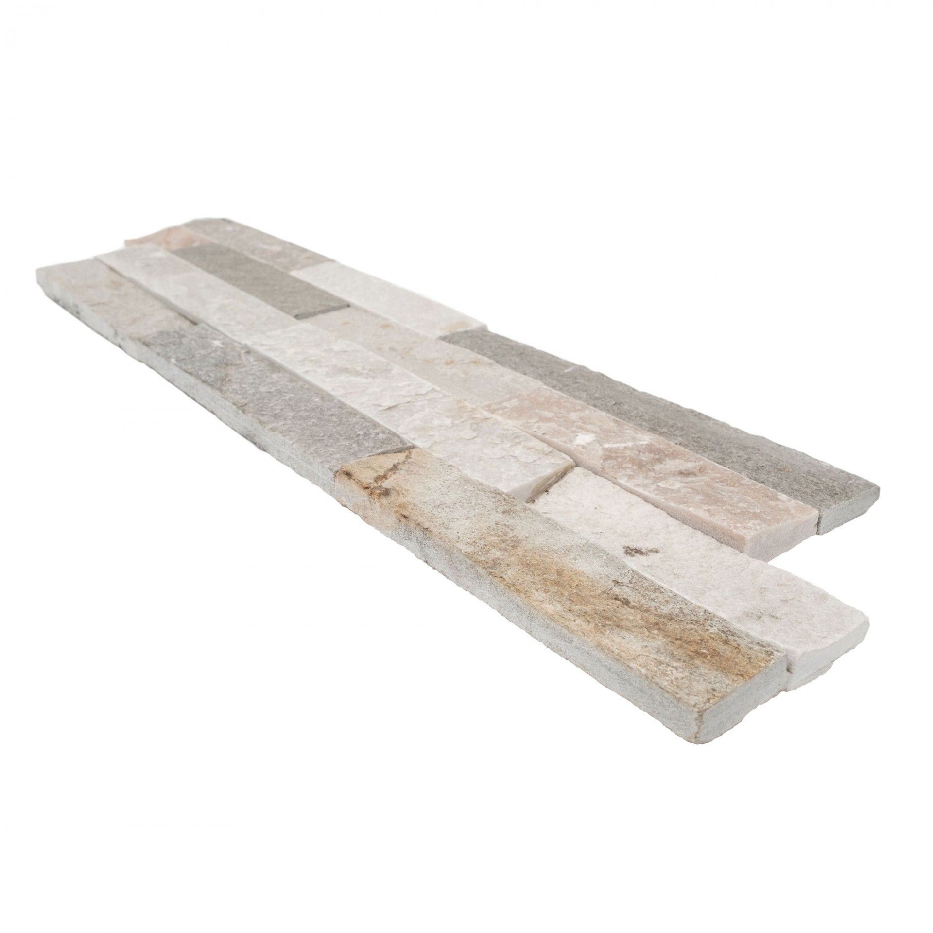 Quartzito Branco/Cinza/Rosa 15x55cm - Image 2
