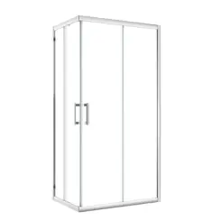 Resguardo de chuveiro angular 2PF + 2 PC, 1200x800x1950x6mm - SGL 3002HK