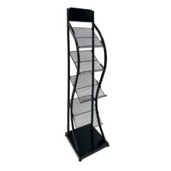 EDM Porta-revistas preto 31 x 31 x 144 cm
