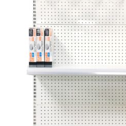 Prateleira EDM branca para prateleira 00030, 00036, 00040 tamanho: 89 x 30,5 cm