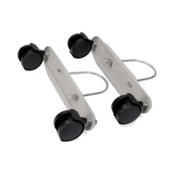 Conjunto de substituição suportes + rodas cinza para radiadores 07121 07122 07123 EDM