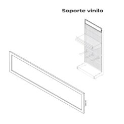 Suporte para vinilo blanco modelo 00030