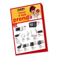 Folheto promocional temos o TEU prenda português