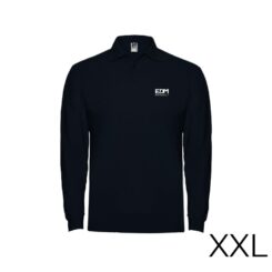 Polo manga comprida tamanho-xxl 65% poliéster 35%  algodão