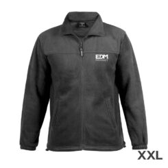 Casaco polar fleece 280g/m² com ziper tamanho-xxl