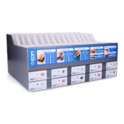 Expositor de cartão para lixas 49x22x37cm EDM