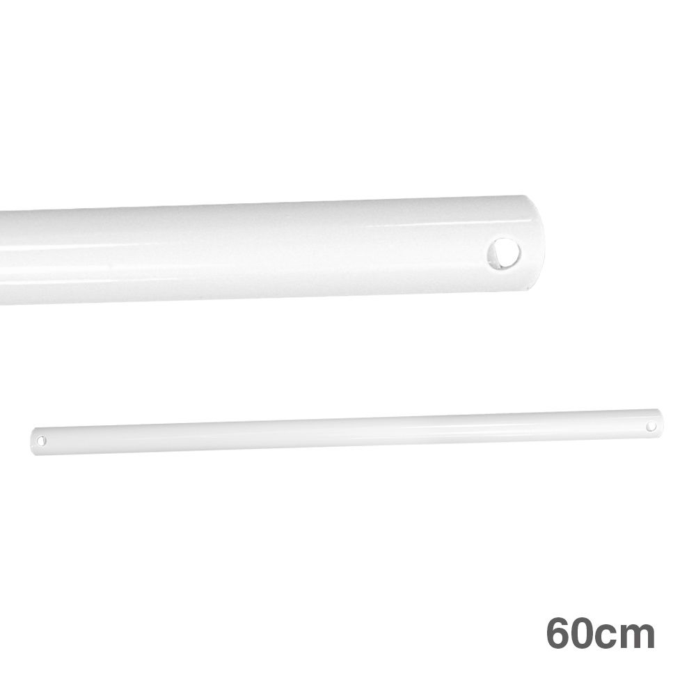 Extensão de branco de tubo 60cm para ventoinhas de teto