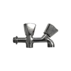 EDM Torneira para máquina de lavar rosca dupla v/metal cr 1/2"