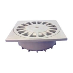 Dreno sifônico vertical em PVC t-88, 200 x 200 x 70,5 mm / ø110 - 90 mm