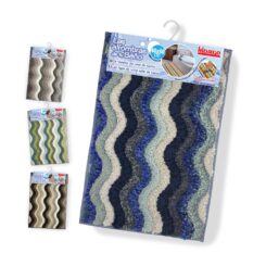 Tapete de banho antiderrapante ZIG ZAG, vários modelos, cores variadas, 40 x 60 cm