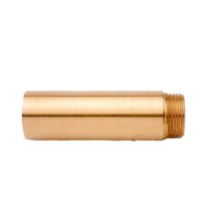 Extensão de torneira polida 1/2" x 10 cm latão