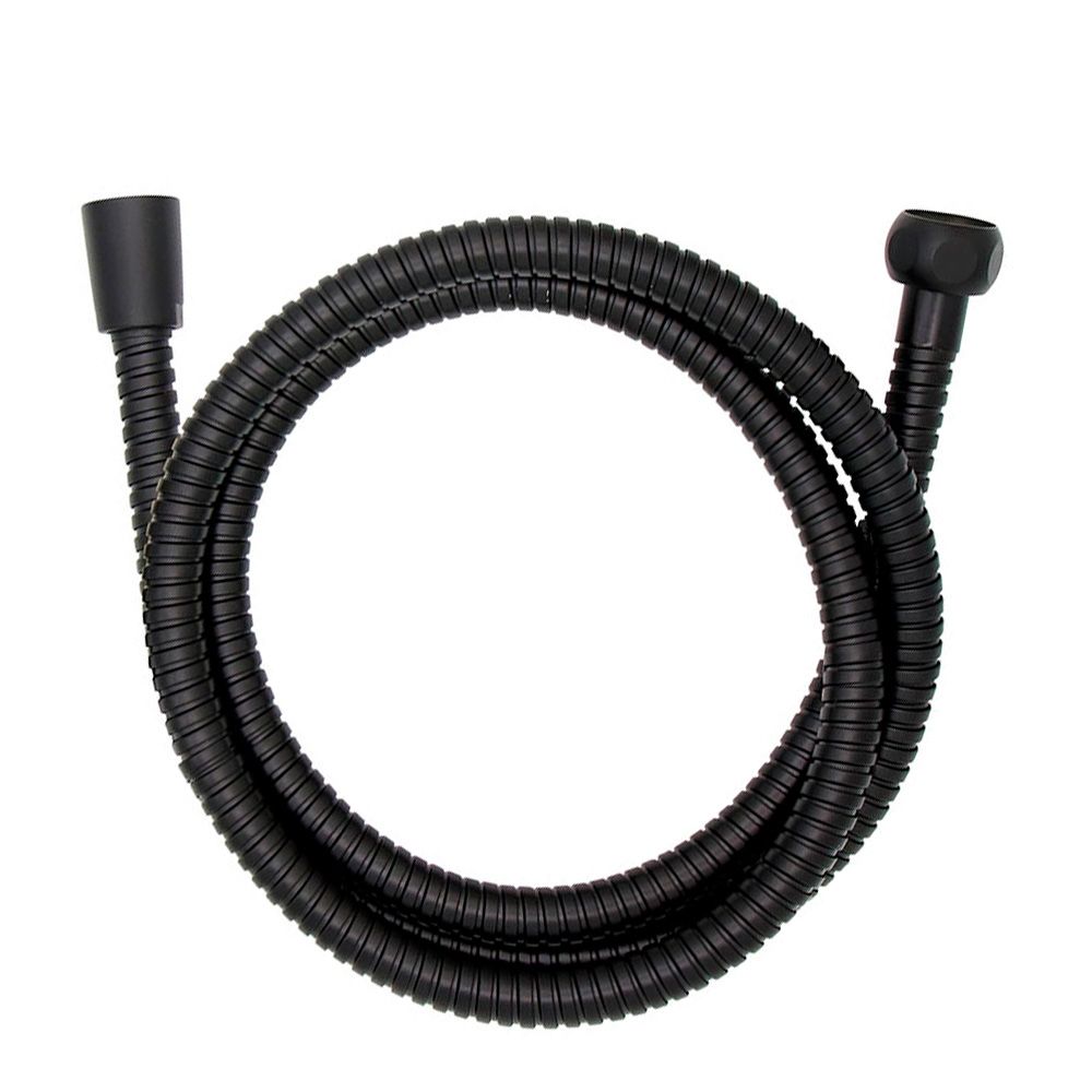Mangueira de duche de aço inoxidável 150 cm preta