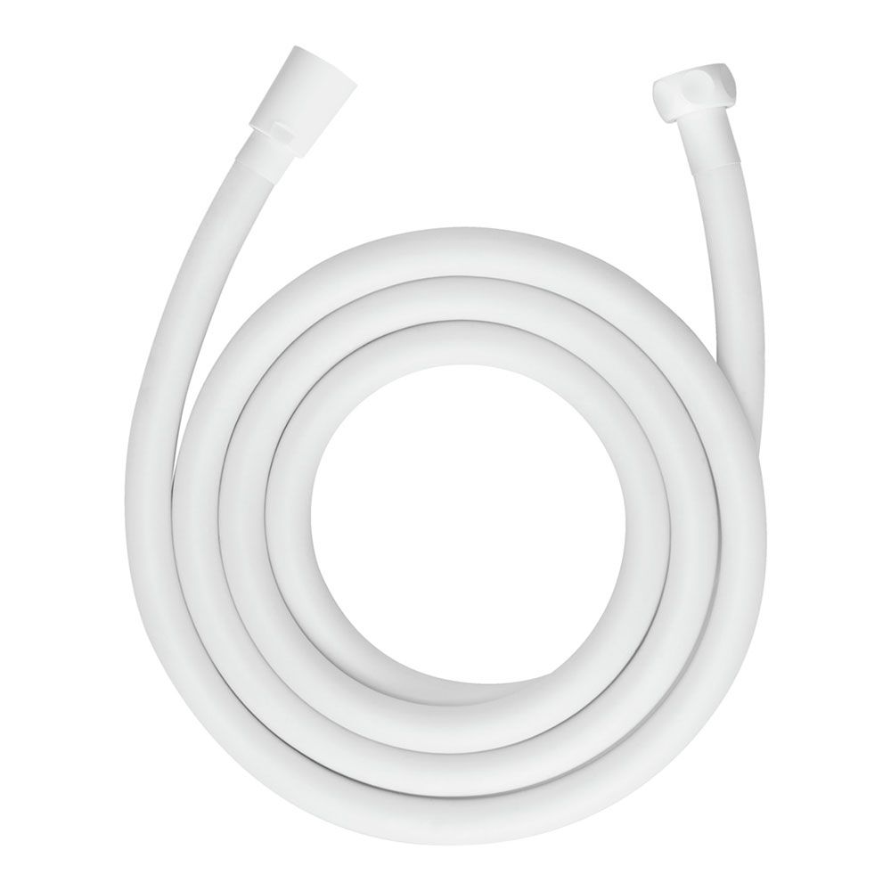 Mangueira de duche design 175 cm branco fosco