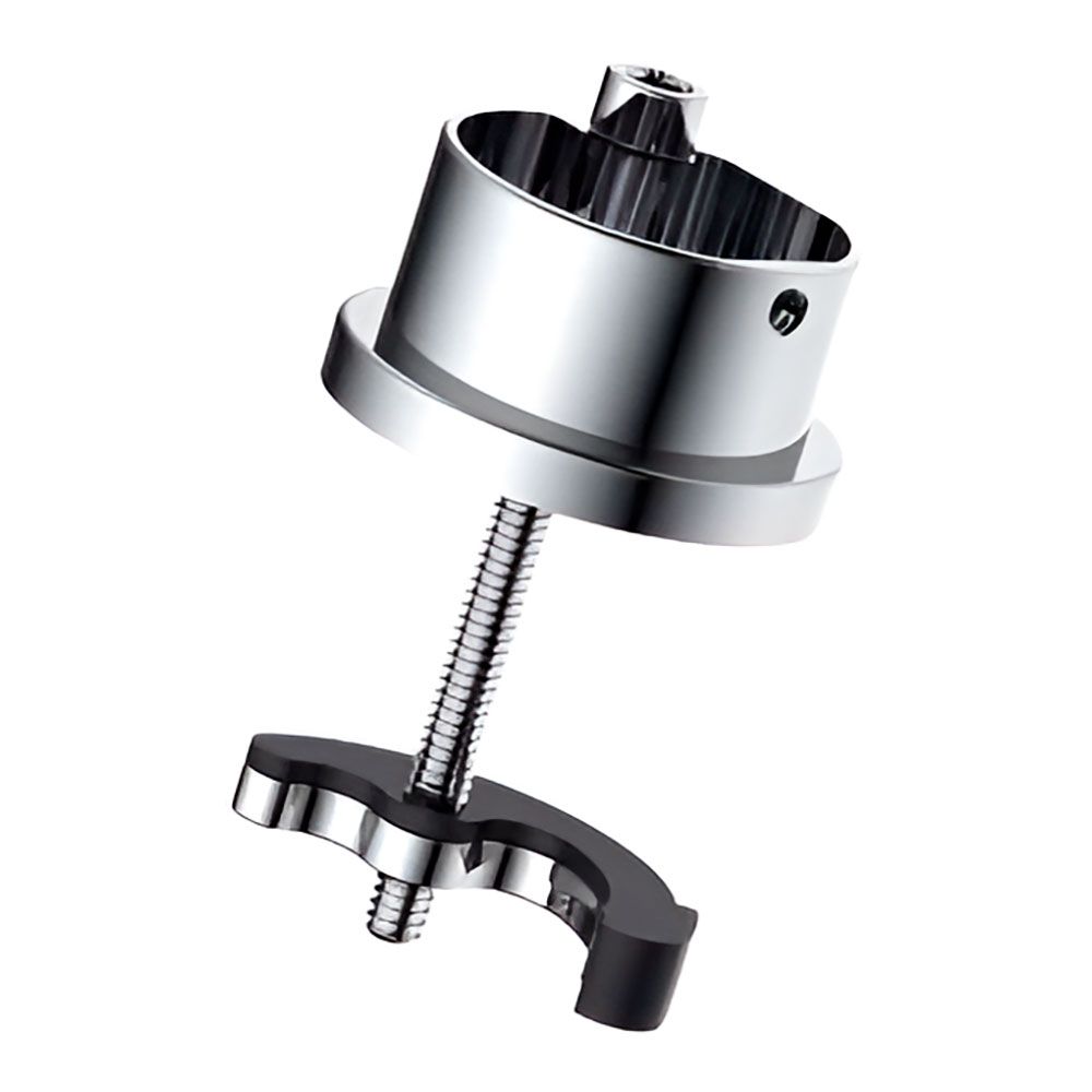 Torneira monocomando de cozinha série Miño com bica alta removível, prata fosca. dimensões: ø 54 x 220 x 410 mm - Image 2