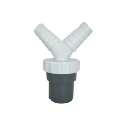 União mixta canos colar com tomada dupla 1"1/2" 40mm máquinas de lavar roupa-louça PVC