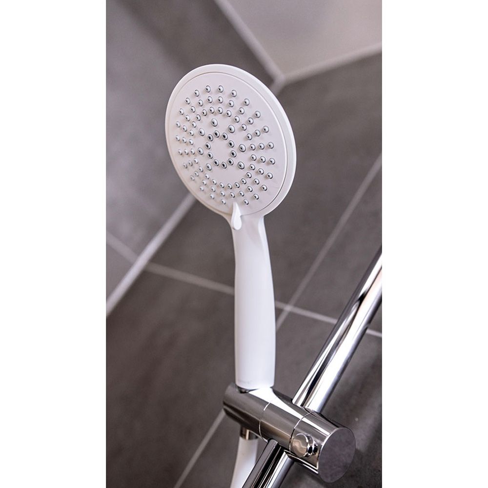 Puxador de chuveiro jovem 11cm branco - Image 3