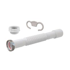 Tubo de ligação flexível extensível + adaptador 1/4 a 1/2