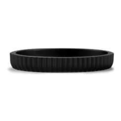 Saboneteira resina preto mate 13,5x9x2cm andrea house