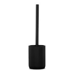 Piaçaba de resina preto mate Ø9,5x36cm andrea house