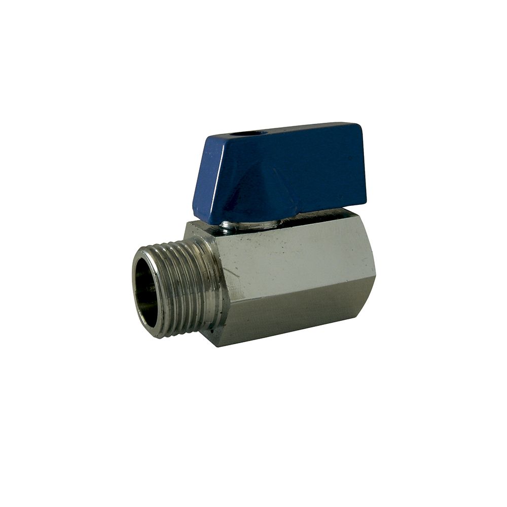 Válvula esfera mini macho/fêmea 1/2" EDM