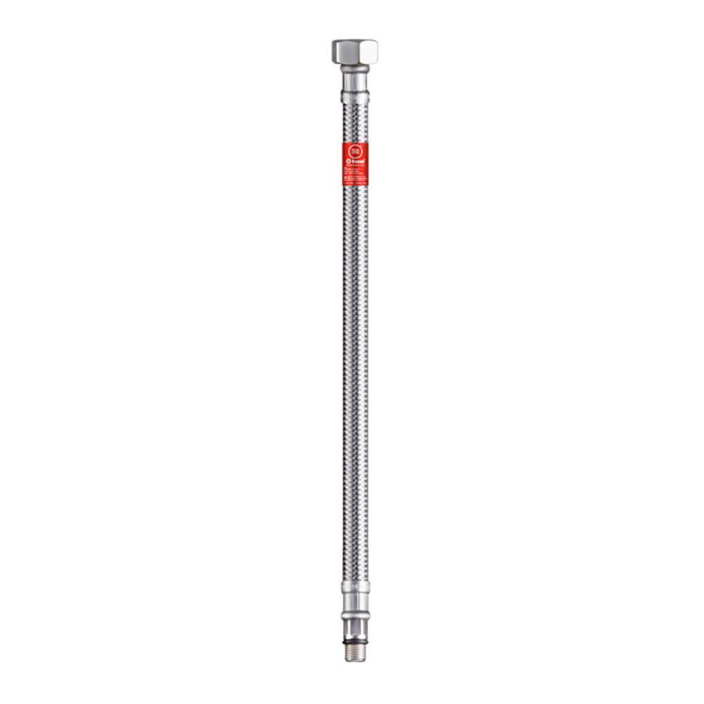 Tubo flexível inoxidável para torneira F 3/8 POL. - m 10 x 1, 30 cm