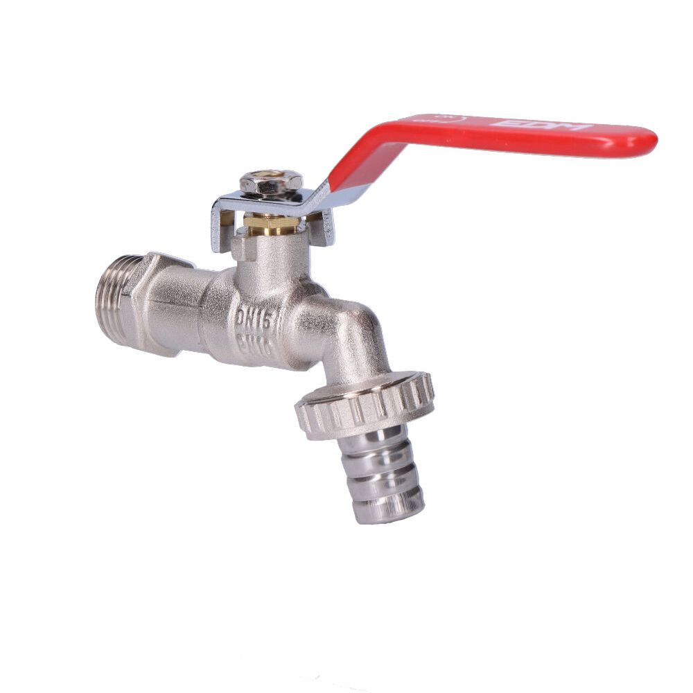 Válvula de esfera com cotovelo para mangueira de 1/2" 3/4"