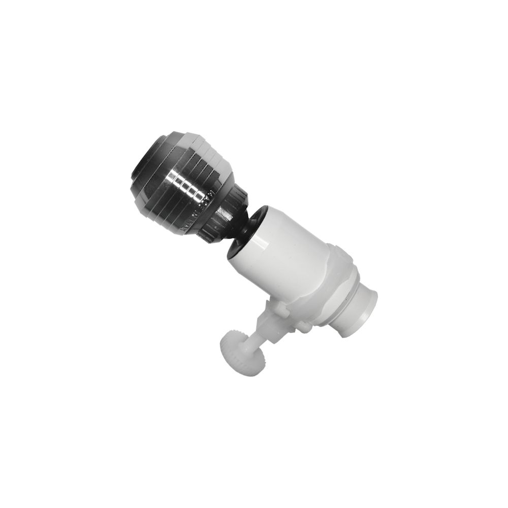 METALTEX Toque no atomizador. 2 funções. com junta esférica e braçadeira. 8cm (embalado)