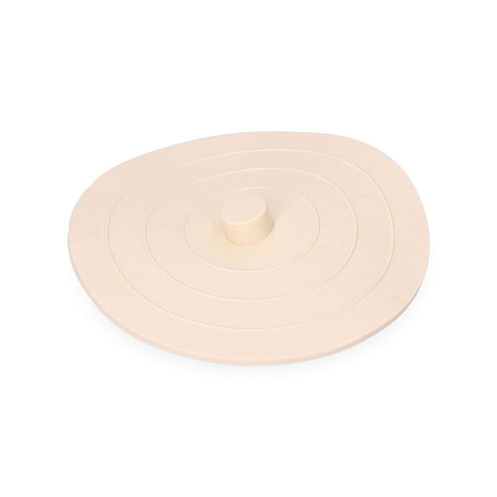Tampa de borracha universal Ø85mm branco