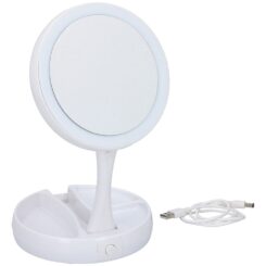 Espelho LED com ampliação 16 x 16 x 29 cm