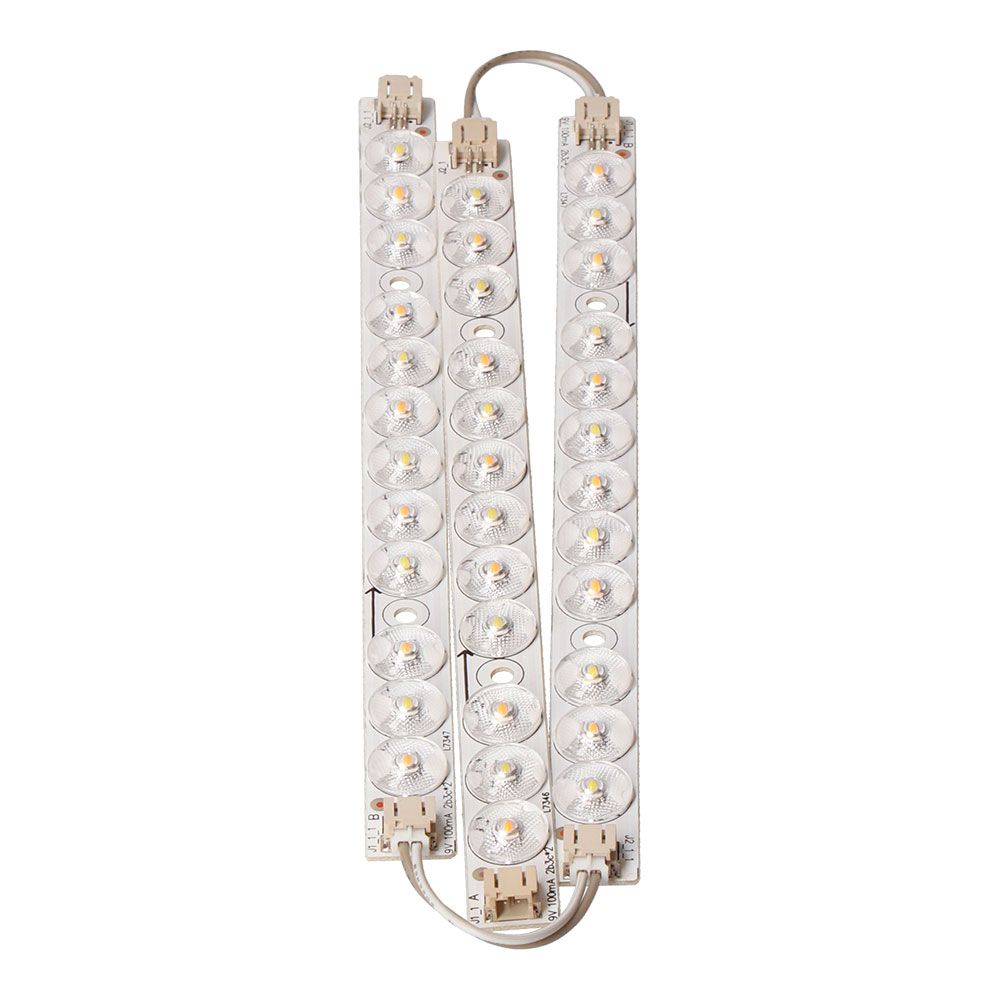 Jogo de três tiras LED sobresselente de apliques redondos 18W 3CCT 32575