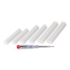 KIT DIY elétrico chave de fendas + tiras de ligação