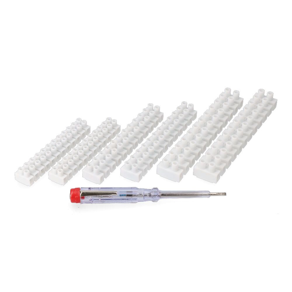 KIT DIY elétrico chave de fendas + tiras de ligação