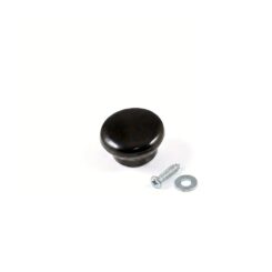 Pomo em baquelite para tampa universal, com rosca M5, Ø4,5 x 2,5 cm