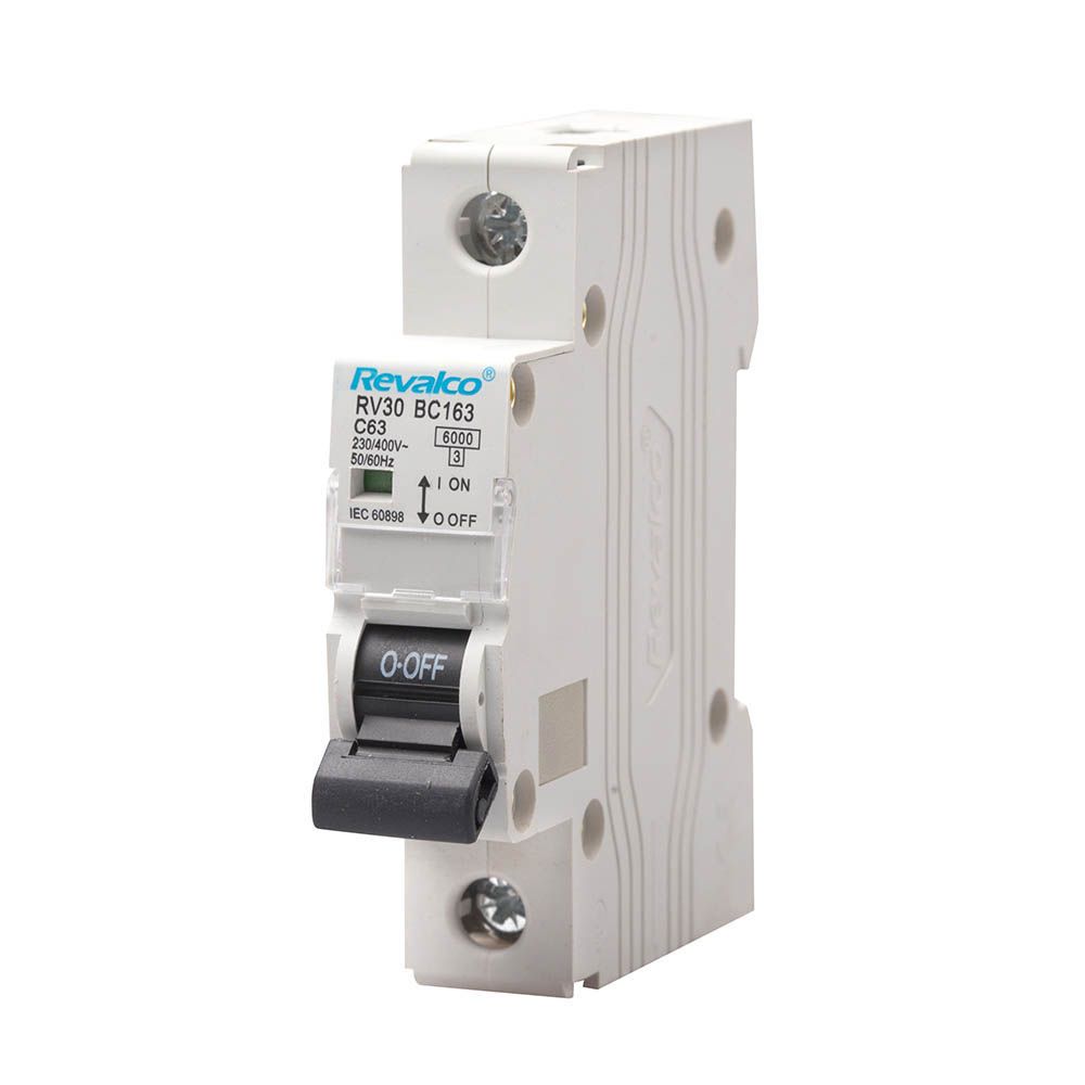 Disjuntor magnetotérmico revalco 1 polo 20A C 6KA resid/terciário