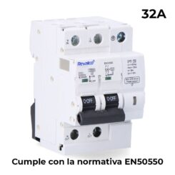 IGA 2P 32A C 10KA proteção de sobretensão permanente cumpre normativa EN-50550 e transitório 5-15KA 275V