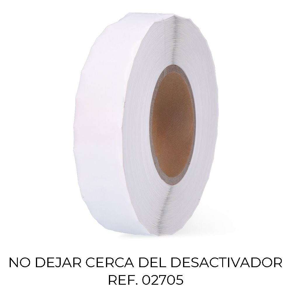 Pack 2000 etiquetas anti-roubo 410 branca desativáveis 7551246 checkpoint
