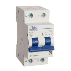 Disjuntor magnetotérmico solera 1 polo+neutro 16A (retractilado) CBM1N16