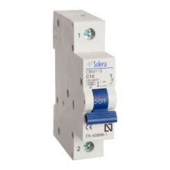 Disjuntor magnetotérmico solera 1 polo 16A C 6KA resid/terciário (retractilado) CBM116