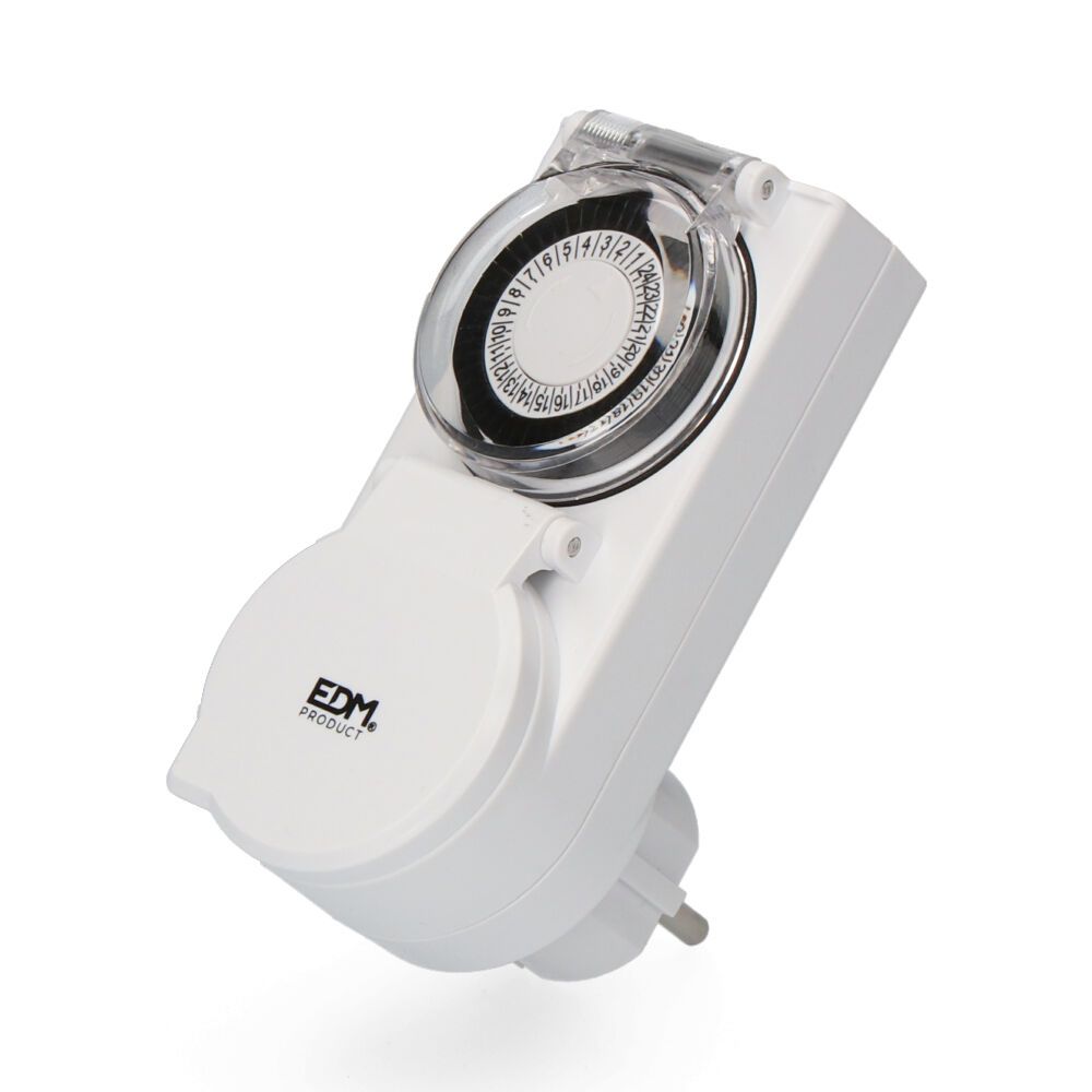 Programador 24 horas analógico IP44 230V 50Hz 16A EDM
