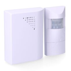 Alarme detector de movimento (sensor emissor-receptor avisador)