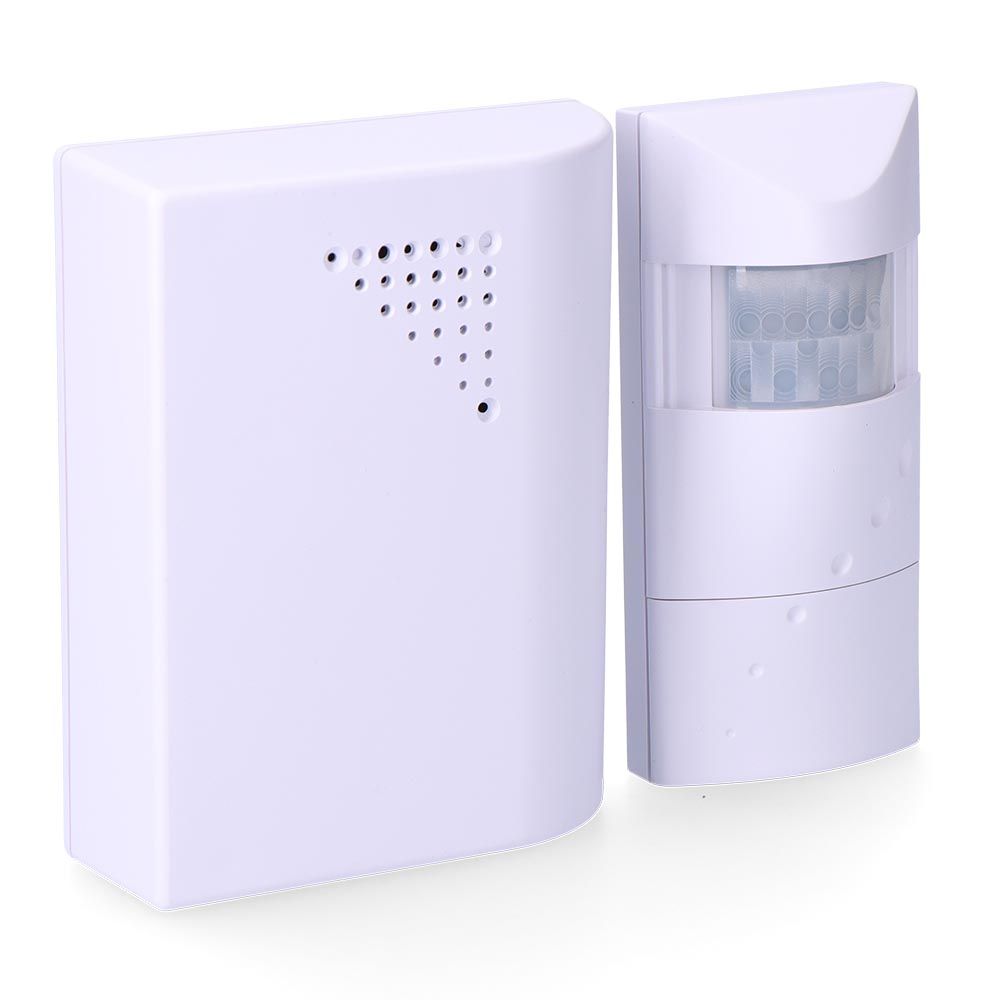 Alarme detector de movimento (sensor emissor-receptor avisador)