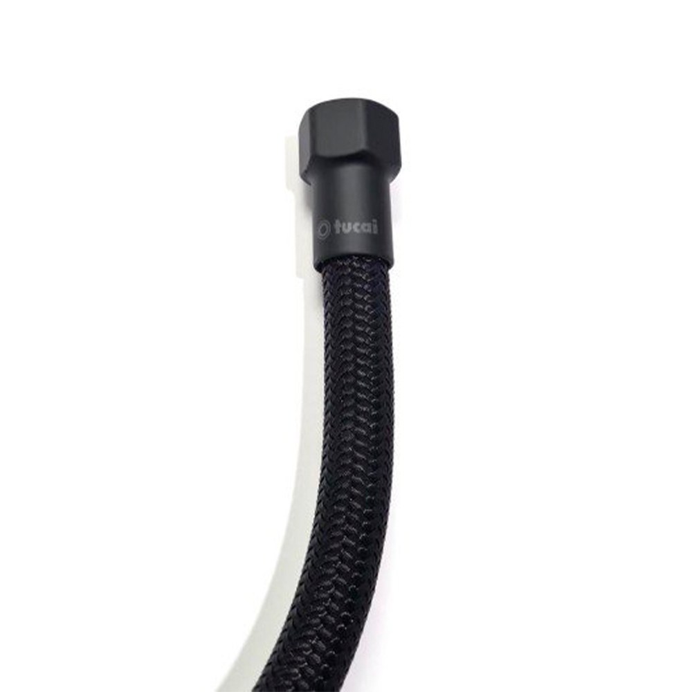 Mangueira flexível preta de 40 cm de altura - 3/8 POL