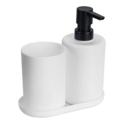 Conjunto de banheiro, fano, branco, 3 peças