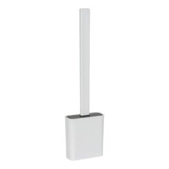 Porta-escova de vaso sanitário zalana, branco, 9,8 x 4 x 35,5 cm