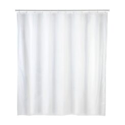 Cortina de duche em peva, branco, 120 x 200 cm
