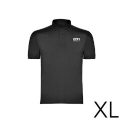 Polo preto tamanho-xl manga curta bordado