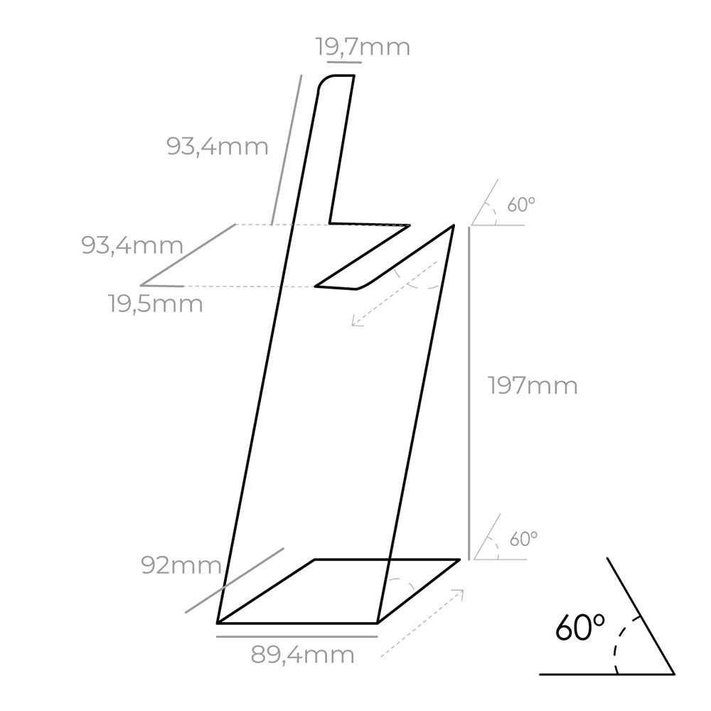 Display de metacrilato para itens de modelo e - Image 3