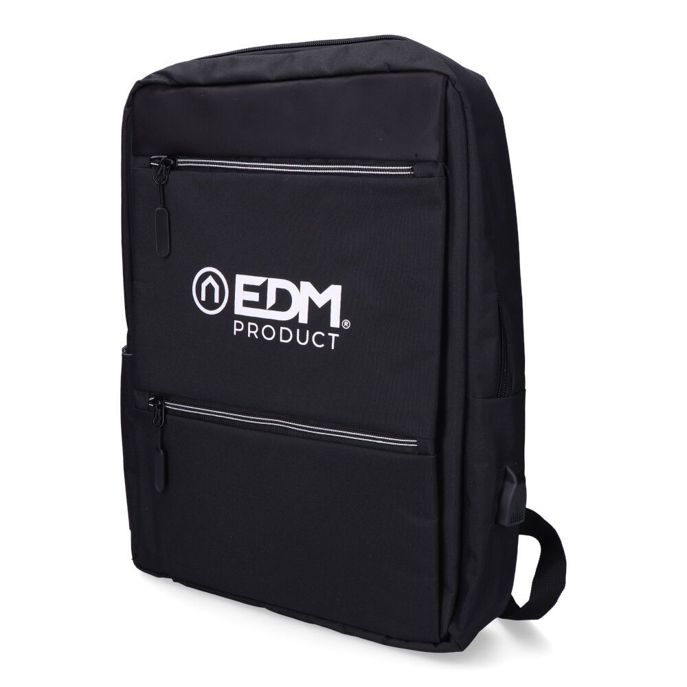 Mochila de escritório preta pierre delone