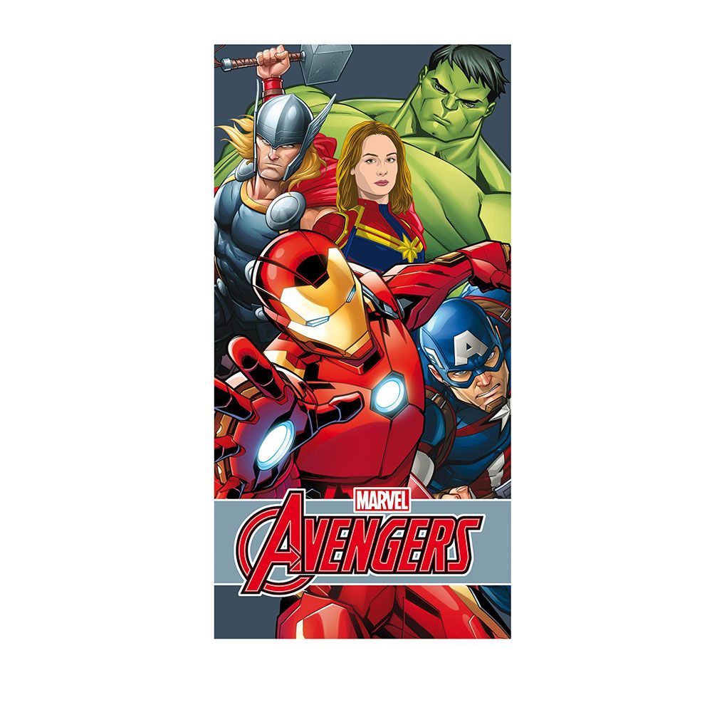 Toalha de praia em algodão 300 g/m² 70 x 140 cm avengers