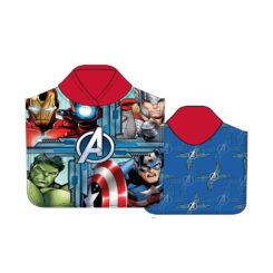 Poncho de praia infantil 55 x 110 cm avengers